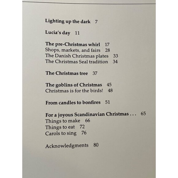 Christmas In Scandinavia  Book Goblins Lucia's Day Decorations Recipes Tradition - Picture 6 of 12